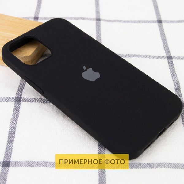 Чохол Silicone Case Full Protective (AA) для Apple iPhone 16 (6.1") Чорний / Black 319337 фото