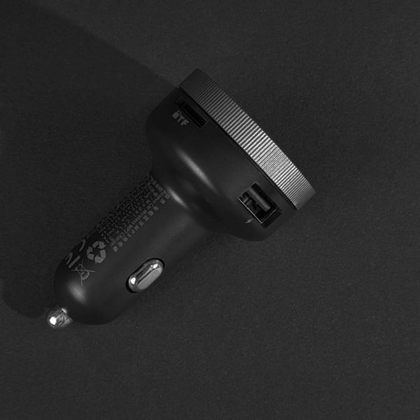 FM-трансмітер Baseus Enjoy Car Wireless MP3 Charger (Wireless 5.0+5V/3.4A) (CCLH-01) Black 254739 фото