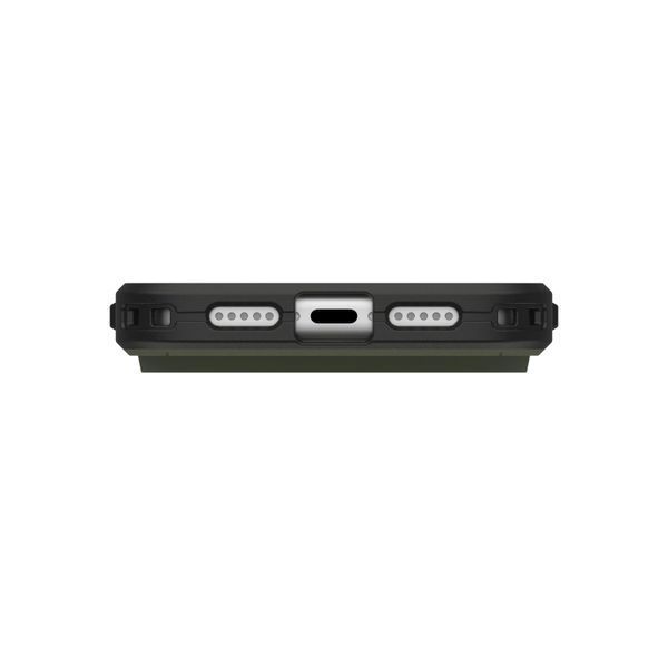 Чохол-накладка iPhone 17 Pro UAG Civilian MagSafe, Olive/Orange (114545117297) 393864 фото
