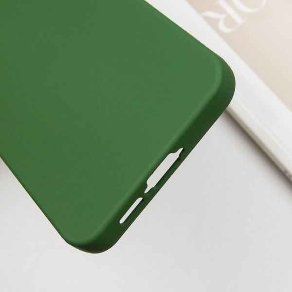 Чохол Silicone Cover Lakshmi Full Camera (AA) для Samsung Galaxy S24 FE Зелений / Dark green 323734 фото