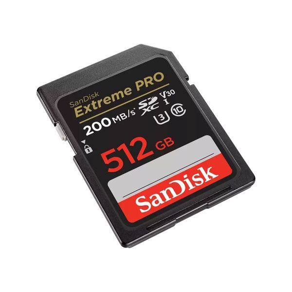 Карта пам'яті SanDisk SD 512GB C10 UHS-I U3 R200/W140MB/s Extreme Pro V30 (SDSDXXD-512G-GN4IN) 375714 фото