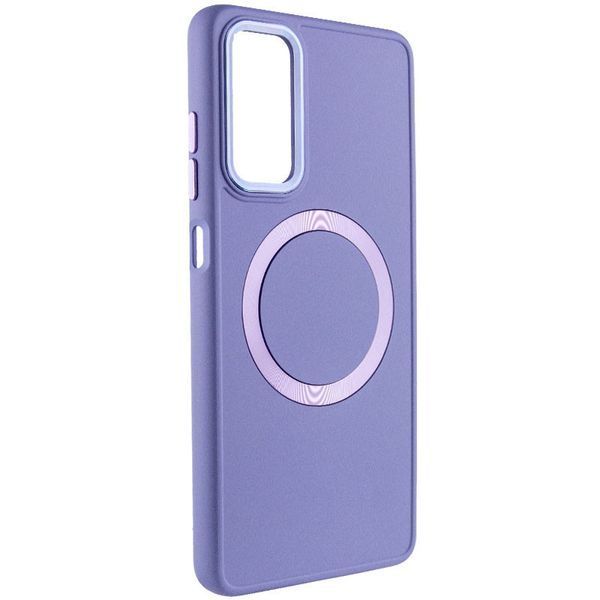 TPU чохол Bonbon Metal Style with MagSafe для Samsung Galaxy A25 5G Бузковий / Dasheen 316870 фото