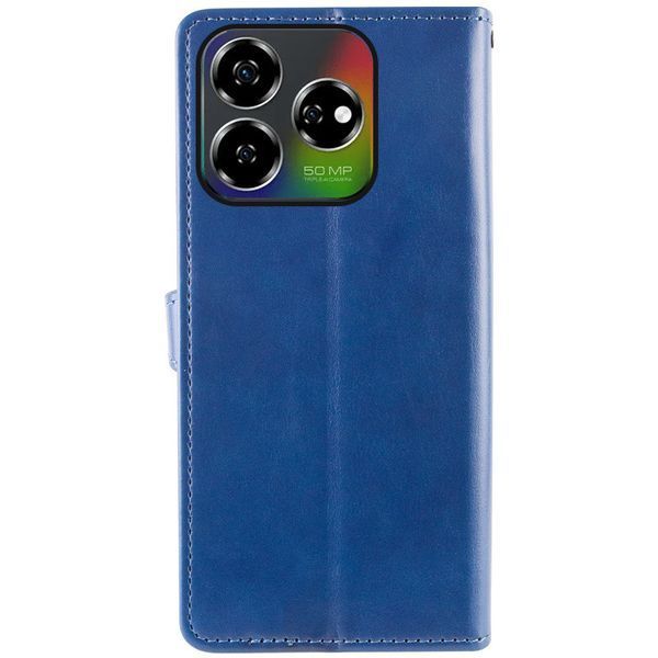 Шкіряний чохол-книжка GETMAN Gallant (PU) для ZTE Nubia V60 Синій 358686 фото
