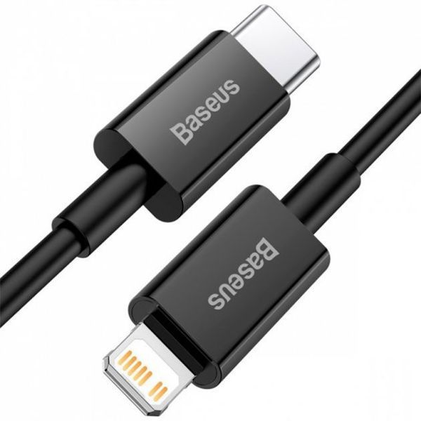 Кабель Baseus Superior Series Type-C/Lightning 20W (CATLYS-C01) Black 2m 244384 фото