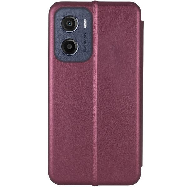 Шкіряний чохол-книжка Classy для Motorola Moto G05 / E15 Бордовий 377804 фото