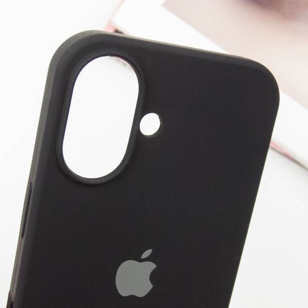 Чохол Silicone Case Full Protective (AA) для Apple iPhone 16 (6.1") Чорний / Black 319337 фото