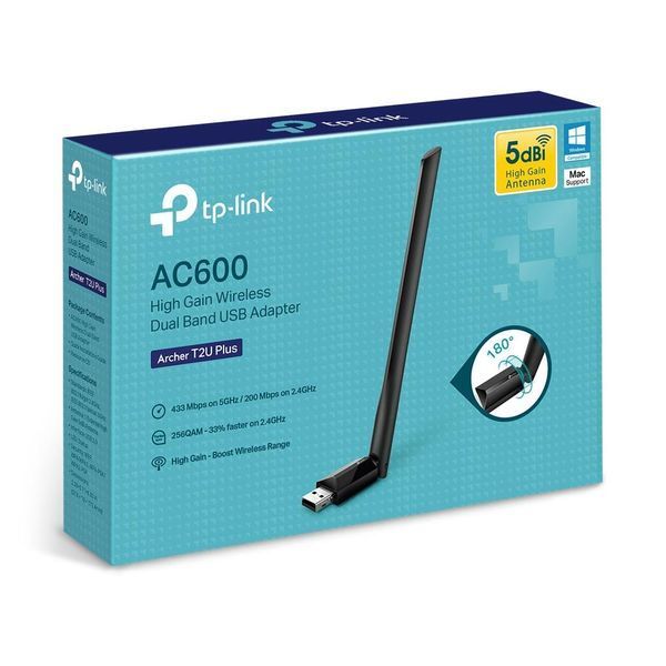 Бездротовий двухдіапазонний USB-адаптер ARCHER T2U PLUS TP-LINK 312015 фото