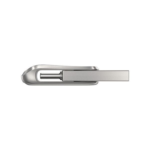 Накопичувач SanDisk 256GB USB 3.1 Type-A + Type-C Dual Drive Luxe Срібний (SDDDC4-256G-G46) 375221 фото