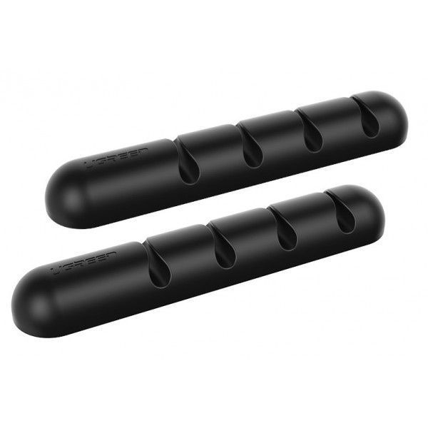 Органайзер Кабелів UGREEN LP114 Cable Organizer (2 Pack) Black (30762) 280921 фото