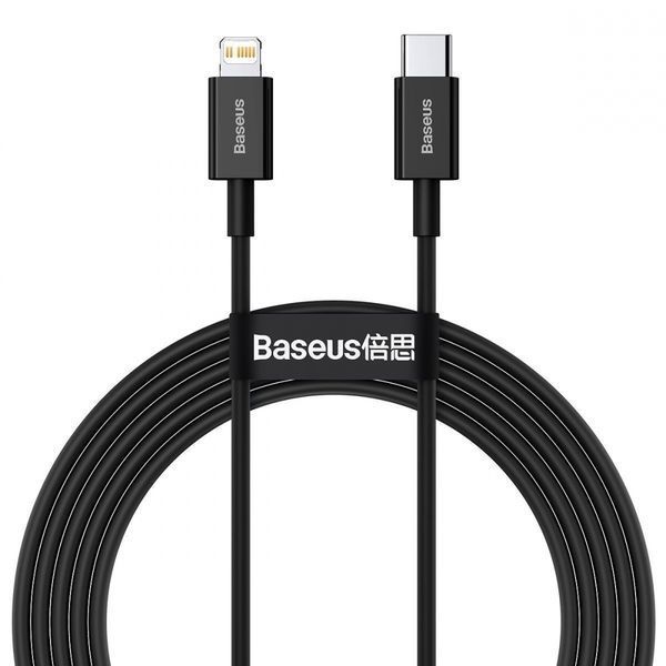 Кабель Baseus Superior Series Type-C/Lightning 20W (CATLYS-C01) Black 2m 244384 фото