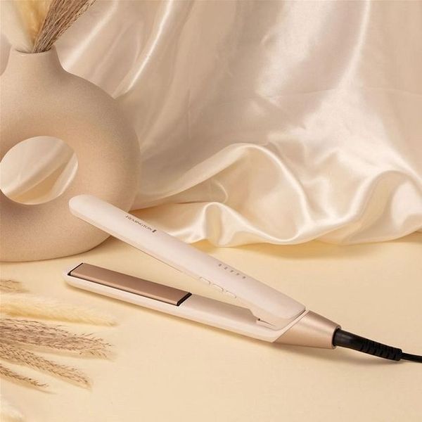Випрямляч Remington Shea Soft, >300Вт, темп.режимів-5, 150-230С, кераміка, біло-золотий (S4740) 371861 фото