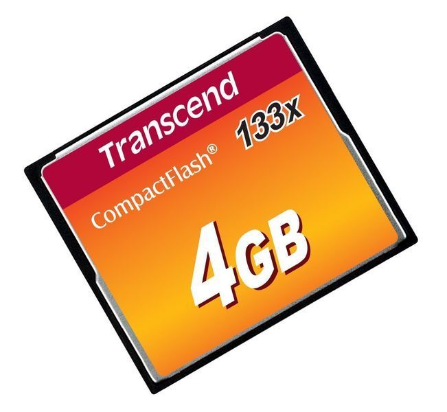 Карта пам'яті Transcend CF 4GB 133X (TS4GCF133) 371609 фото