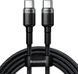 Кабель Baseus Cafule Type-C To Type-C (100W, 5A, 2m) CATKLF-ALG1 Black-Grey 265959 фото 11