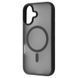 Чохол WAVE Matte Insane Case with Magnetic Ring iPhone 16 black 334038 фото 1