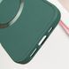 TPU чохол Bonbon Metal Style with MagSafe для Apple iPhone 16 (6.1") Зелений / Pine green 322895 фото 7