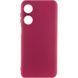 Чохол Silicone Cover Lakshmi Full Camera (A) для Oppo A38 / A18 Бордовий / Marsala 285188 фото 1