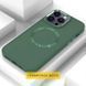 TPU чохол Bonbon Metal Style with MagSafe для Apple iPhone 16 (6.1") Зелений / Pine green 322895 фото 2