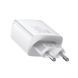 Зарядний Пристрій Baseus Compact Quick Charger 30W QC+ PD (1Type-C + 2USB) CCXJ-E02 White 241475 фото 4