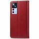 Шкіряний чохол книжка GETMAN Gallant (PU) для Xiaomi 12T / 12T Pro Червоний 272434 фото 2