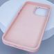 Шкіряний чохол Bonbon Leather Metal Style with MagSafe для Apple iPhone 12 Pro Max (6.7") Рожевий / Light pink 276575 фото 5
