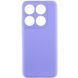 Чохол Silicone Cover Lakshmi Full Camera (AAA) для Xiaomi 14T Pro Бузковий / Dasheen 377663 фото 1