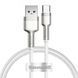 Кабель Baseus Cafule Metal Data Type-C 66W (1m) CAKF000102 White 253542 фото 1