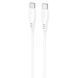 Кабель Proove Simple Silicone Type-C to Type-C 60W (1m) white (CCSI60002202) 388088 фото 1