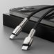 Кабель Baseus Cafule Metal Type-C to Lightning PD 20W (2m) (CATLJK-B06) green 347529 фото 5