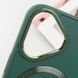 TPU чохол Bonbon Metal Style with MagSafe для Apple iPhone 16 (6.1") Зелений / Pine green 322895 фото 5