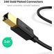 Кабель UGREEN US135 USB 2.0 AM To BM Print Cable 5m (10352) Black 317290 фото 3