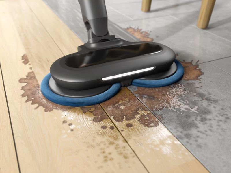 Пилосос Electrolux безпровідний, вологе прибирання, конт пил -0.5л, автон. робота до 50хв, вага-2.49кг, НЕРА12, 5 насадок, синій (EP61H21WET) 376055 фото