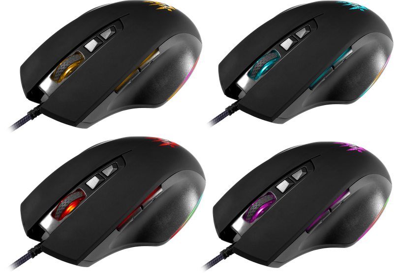 Миша DEFENDER (52700) Wolverine GM-700L RGB, 7 кнопок, 12800 dpi 306814 фото