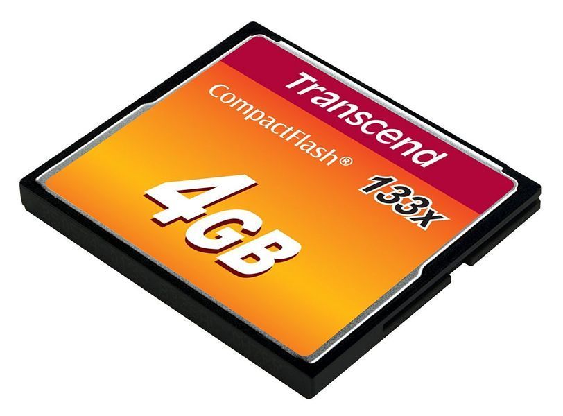 Карта пам'яті Transcend CF 4GB 133X (TS4GCF133) 371609 фото