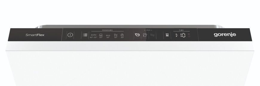 Посудомийна машина Gorenje вбудовувана, 11компл., A+++, 45см, інвертор, 3й кошик, білий (GV561D10) 375618 фото