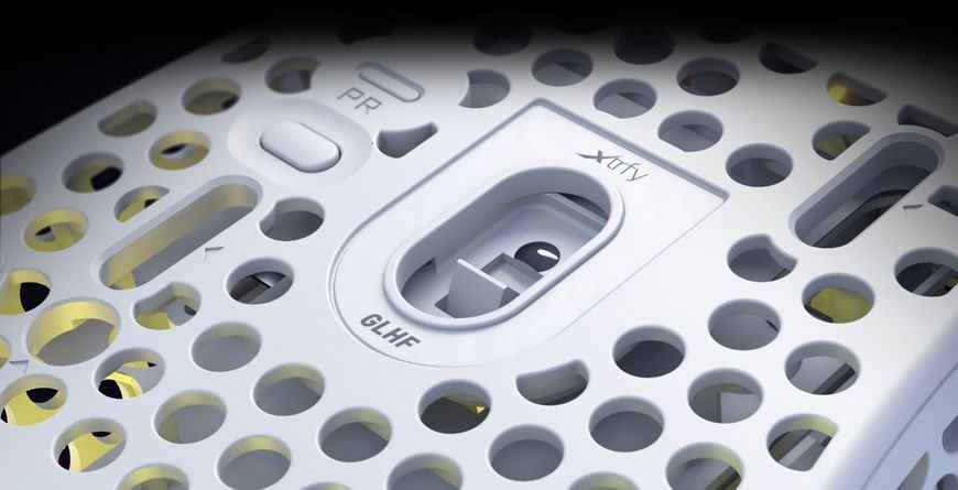 Миша Xtrfy M4, WL/USB-A, RGB, білий (M4W-RGB-WHITE) 369430 фото