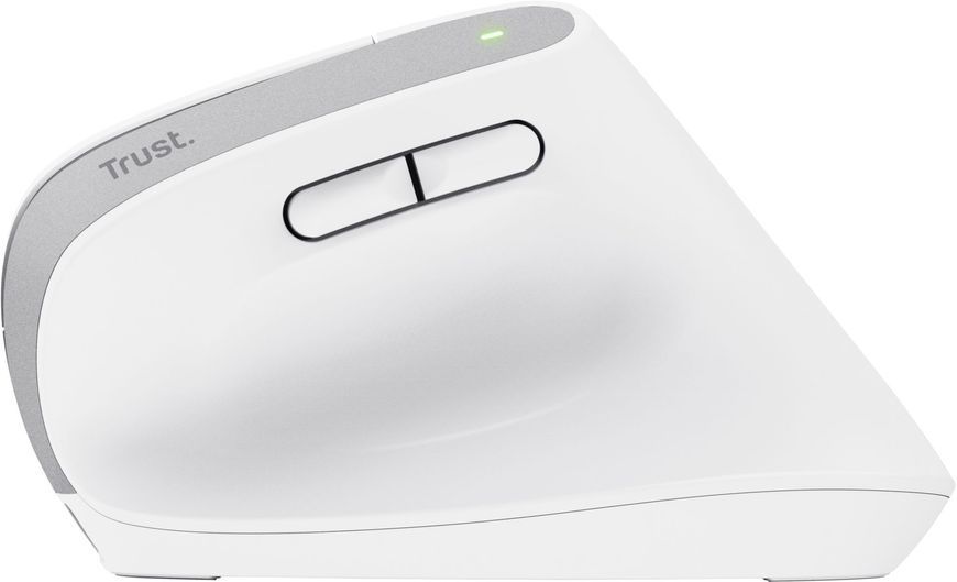 Миша Trust Bayo+ Multidevice Ergonomic, BT/WL/USB-A, біла 392732 фото