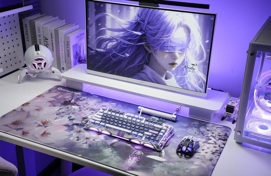 Ігрова поверхня GravaStar SAKURA, XL (900х450х3мм), рожевий (GSA8_MPD_SAKURA) 406035 фото
