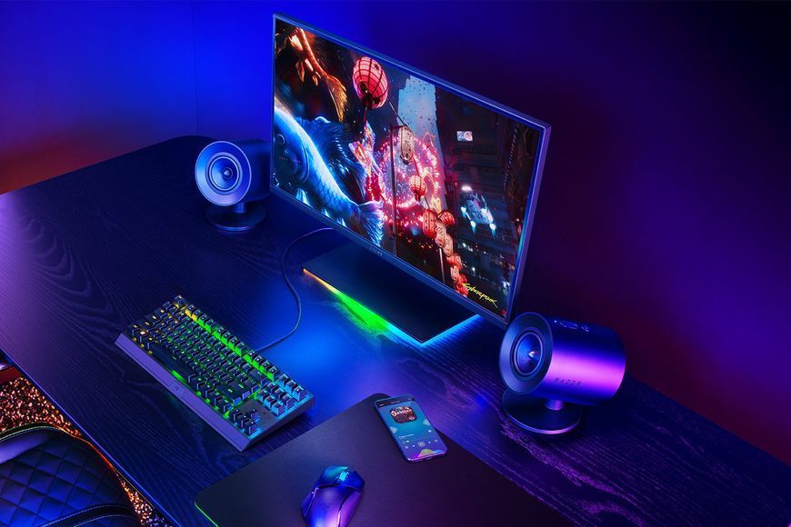 Акустична система Razer Nommo V2 X 2.0, USB, BT, чорний (RZ05-04760100-R3G1) 375506 фото