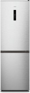 Холодильник Gorenje з нижн. мороз. камерою, 185х60х60см, 2 дв., Х- 207л, М- 93л, A++, NoFrost Plus, Fresh zone, Зовн. Диспл, сірий (N619EAXL4) 375730 фото