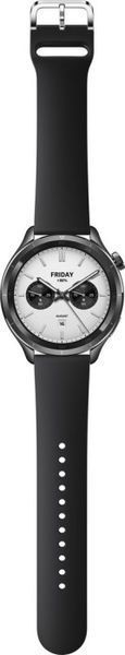 Смарт-годинник Xiaomi Watch S4 41mm Fluororubber Strap (BHR07VRGL) Чорний 396105 фото