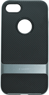 Чохол-накладка iPhone 7 i-Smile Armor TPU Black-Gray 71069 фото