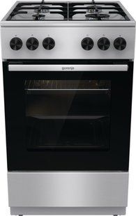 Плита Gorenje газова, 70л, 50x60см, чавун, нерж (GG5A11XF) 374965 фото