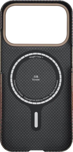 Чохол-накладка iPhone 17 Pro Max Pitaka Ultra-Slim Case With PitaTap Sunset (KI1702SPM) 396965 фото