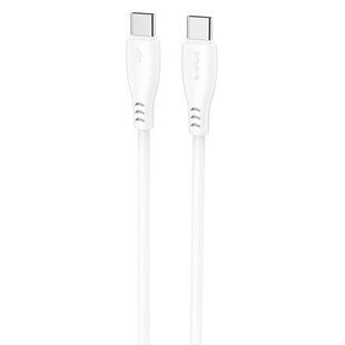 Кабель Proove Simple Silicone Type-C to Type-C 60W (2m) white (CCSI60002222) 388090 фото