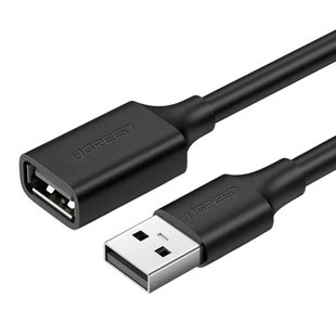 Кабель UGREEN US103 USB 2.0 Male To Female Extension Cable 0.5m (10313) Black 398472 фото