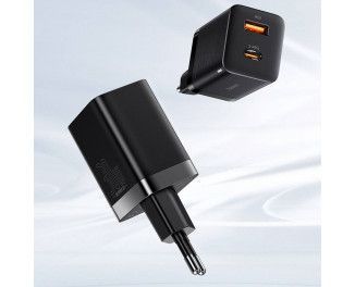 Зарядний Пристрій Baseus Super Si Pro Quick Charger Type-C+USB 30W CCSUPP-E01 Black 241477 фото