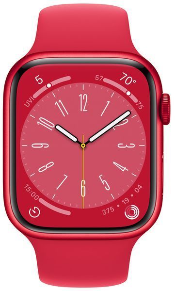 Смарт-годинник Apple Watch Series 8 GPS + LTE 45mm Product Red Aluminum Case With Product Red Sport Band M/L MNVU3 273810 фото
