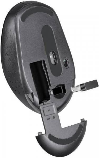 Миша DEFENDER (52027) Auris MB-027,4D,800-1600dpi, silent, чорний 321465 фото