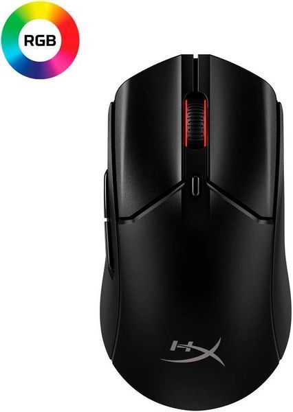Миша HyperX Pulsefire Haste 2, RGB, USB-A/WL/BT, чорний (6N0B0AA) 363698 фото