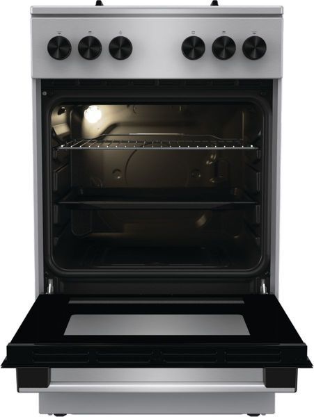 Плита Gorenje газова, 70л, 50x60см, чавун, нерж (GG5A11XF) 374965 фото